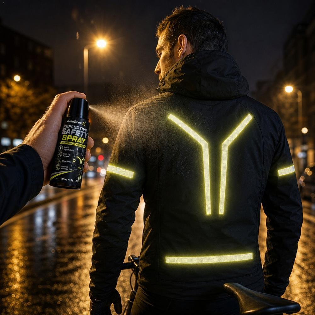 Cycling Commute Backpack - Vernice Riflettente di Sicurezza Notturna ad
