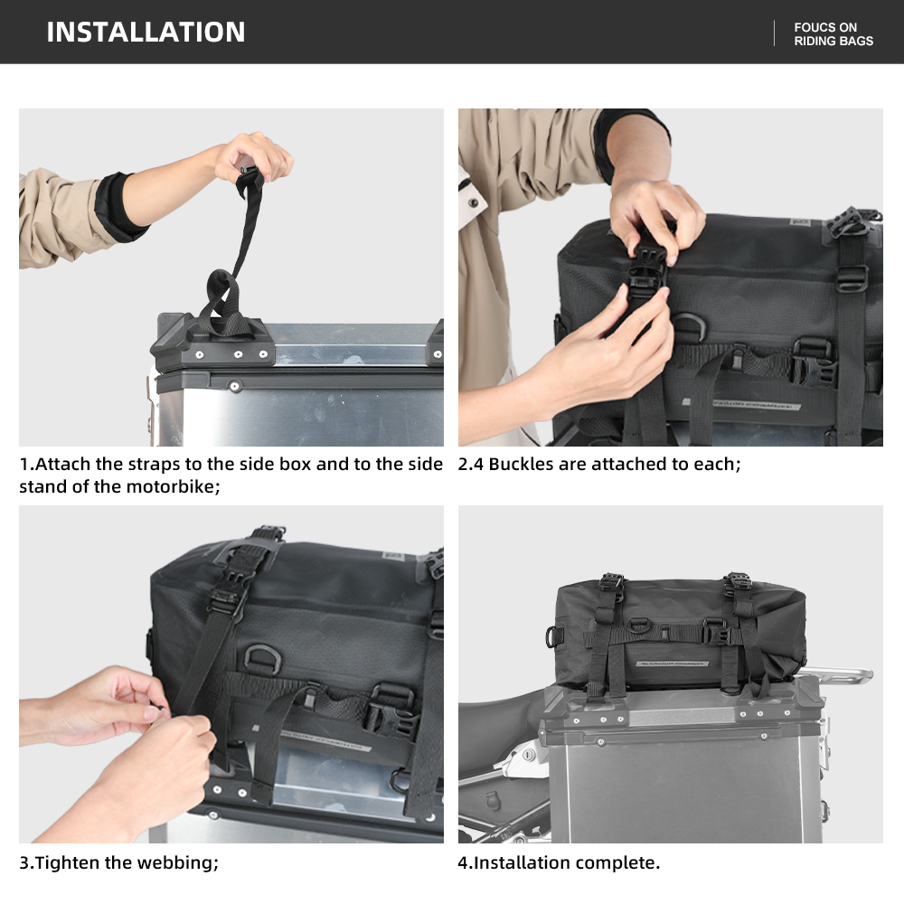 Rhinowalk Moto Box Top Borsa l - Panniers Waterproof Rear recensione e prezzo
